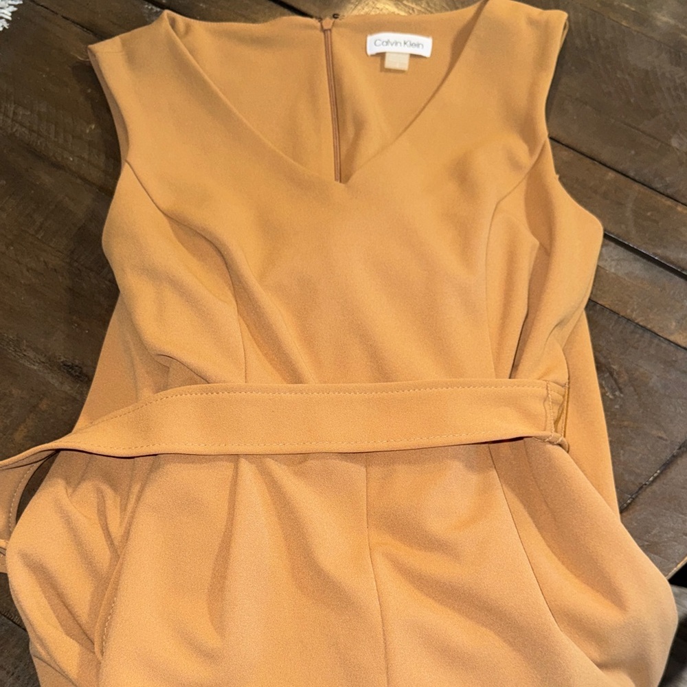 Calvin Klein Women's Camel Jumpsuit